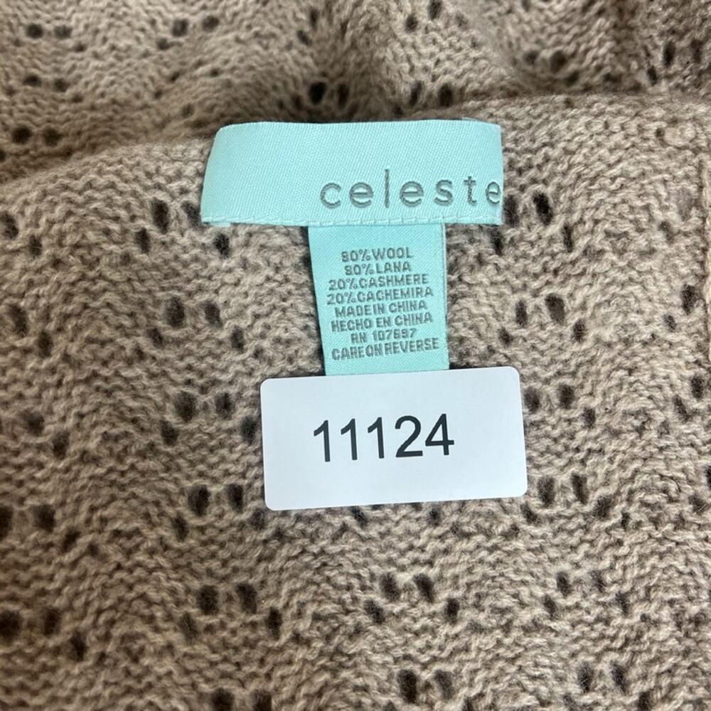 Celeste Women's Infinity Scarf Knit Wool Cashmere Blend - Picture 8 of 9
